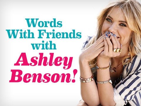 preview for Ashley Benson plays Seventeen's Words With Friends