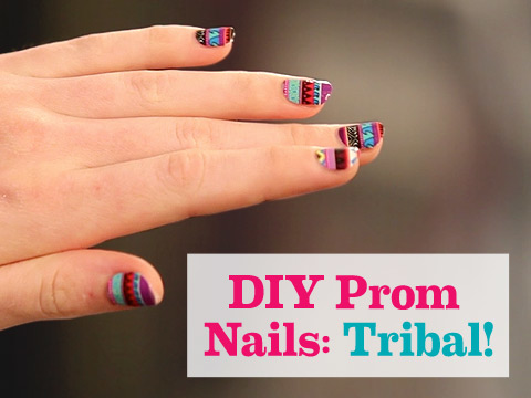 preview for Easy Tribal Nail Tutorial