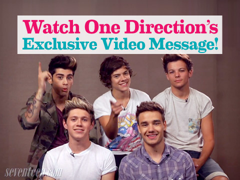 preview for One Direction's Exclusive Video Message!