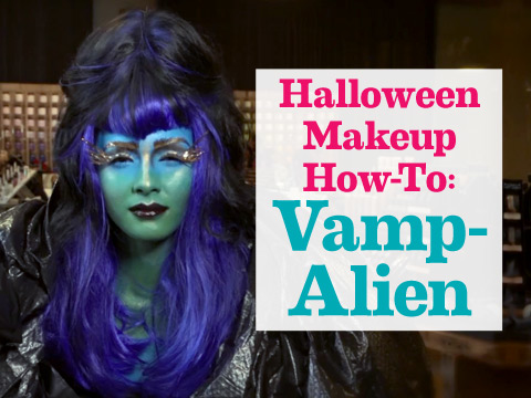 preview for Halloween Makeup How-To: Vamp-Alien