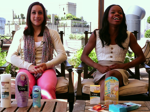 preview for Hanging out with Gabby Douglas and Jordyn Wieber!