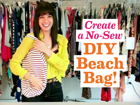 preview for Create a No-Sew DIY Beach Bag!