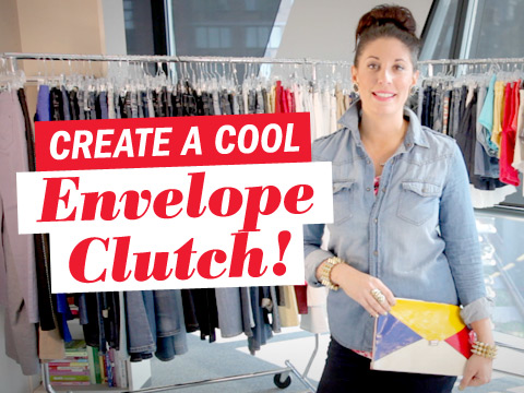 preview for Create a Cool Envelope Clutch!