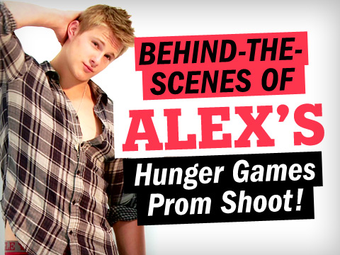 preview for Go Behind-the-Scenes of Alex's Hunger Games Prom Shoot!