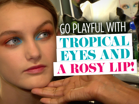 preview for Go Playful with Tropical Eyes and a Rosy Lip!