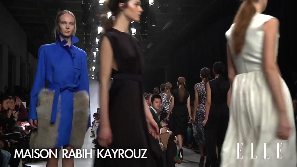 preview for Maison Rabih Kayrouz: Fall 2013 RTW