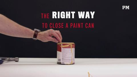 preview for The Right Way to Close a Paint Can