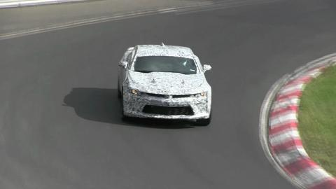 preview for SPIED: All-New 2016 Chevy Camaro Testing at the Legendary Nürburgring