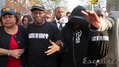 preview for Baltimore Residents March in Support of Freddie Gray