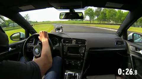 preview for Lightning Lap 2014: Volkswagen GTI Hot Lap Video