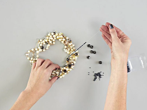 preview for DIY An Edgy, Pearl Statement Necklace