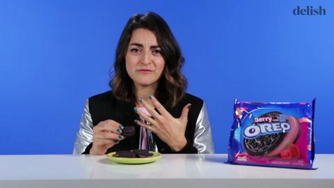 preview for Delish or Not Delish: Berry Oreos