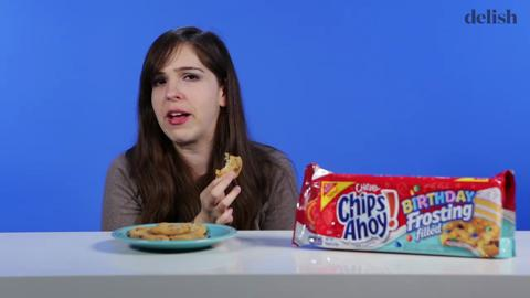 preview for Delish or Not Delish: Birthday Frosting Chips Ahoy