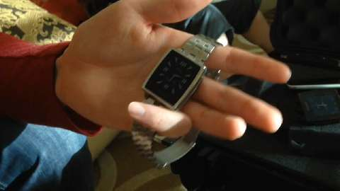 preview for Pebble Steel Smartwatch: CES 2014