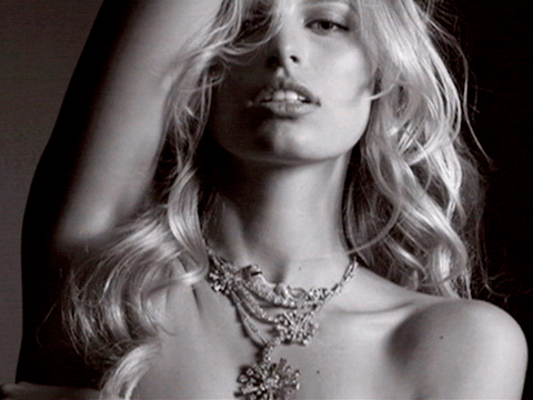 preview for Karolina Kurkova in Diamond Necklace