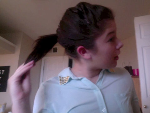 preview for Try A French Braid Ponytail For Class!