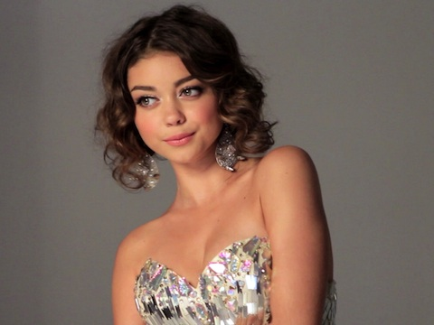 preview for Behind the scenes of Sarah Hyland's TeenPROM cover shoot!