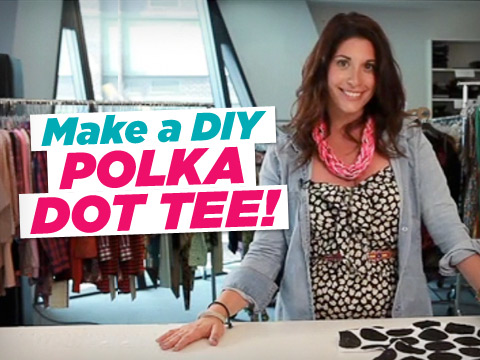 preview for Make a DIY Polka Dot Tee!