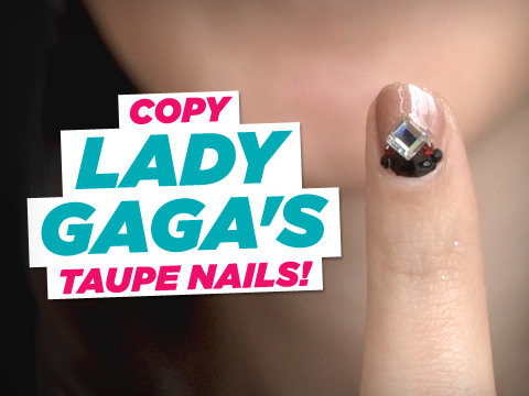 preview for Copy Lady Gaga's Taupe Nails!