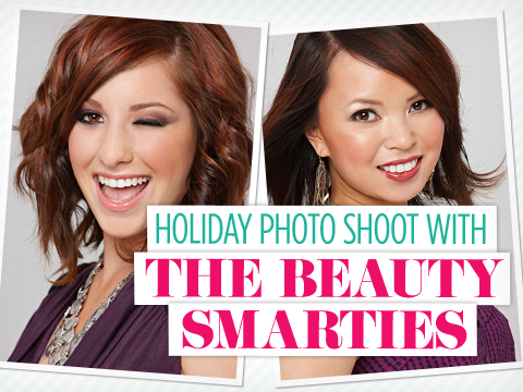 preview for Behind the Scenes at the Beauty Smarties Holiday Photo Shoot!