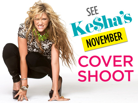 preview for Ke$ha November 2010 Cover Shoot