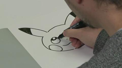 Mew Mewtwo Pikachu basic Pokemon drawing pop wall art Print game Nintendo  SIGNED | eBay