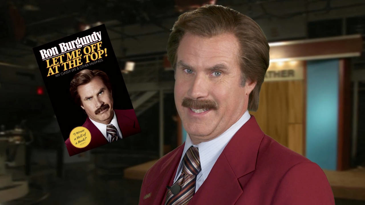 Ron Burgundy introduces memoir - watch