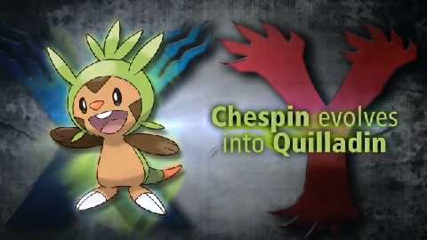 pokemon x and y chespin mega evolution