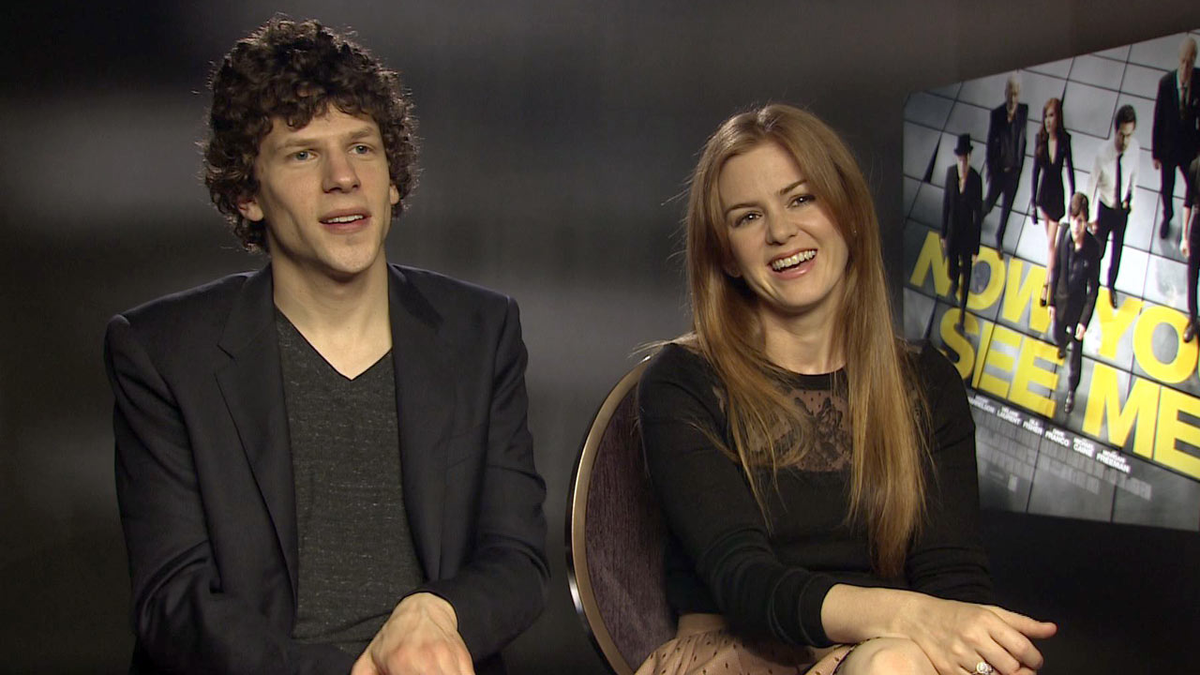 preview for Jesse Eisenberg and Isla Fisher on magic caper 'Now You See Me'