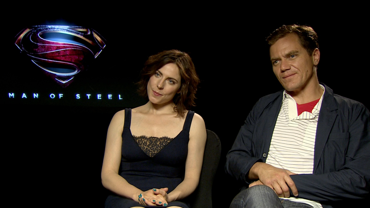 preview for Michael Shannon, Antje Traue 'Man of Steel' interview: Heat vision would be great to cook creme brulee