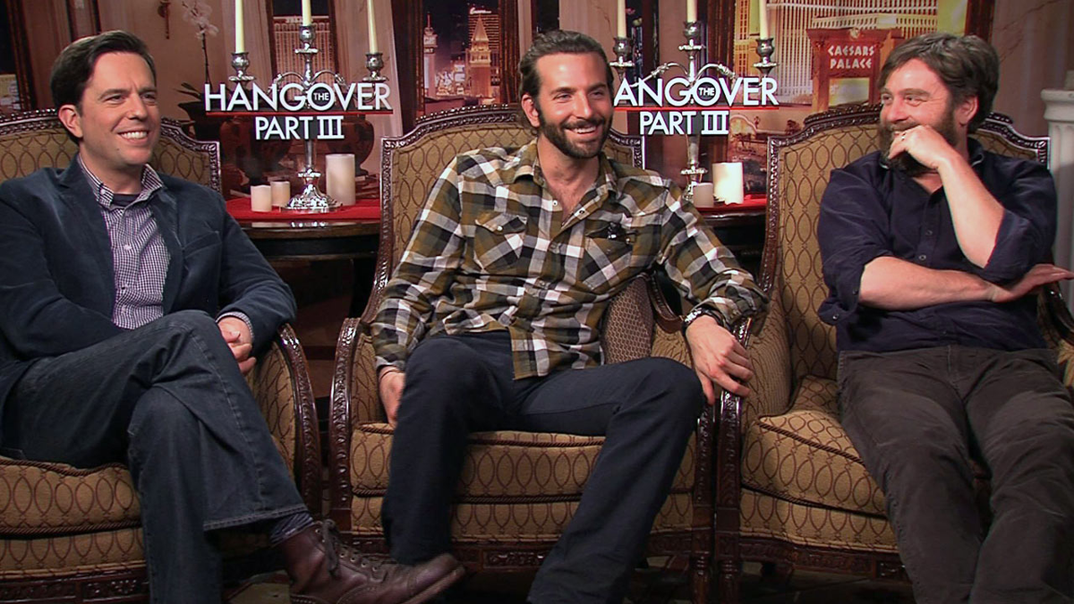 preview for The Wolfpack on 'The Hangover Part III' Bradley Cooper, Ed Helms Zach Galifianakis interview