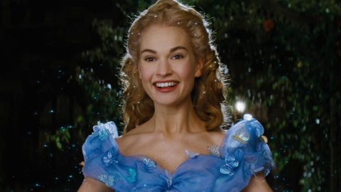 See Lily James Sing Cinderella Theme