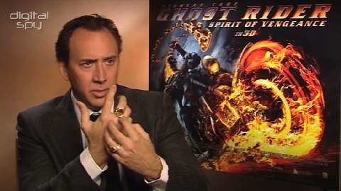 preview for Nicolas Cage's pet cobra inspired Ghost Rider performance