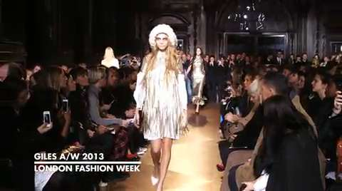 preview for Behind the scenes at the LFW Giles show