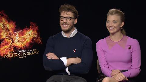 preview for Sam Claflin & Natalie Dormer on what they'll miss about the Hunger Games cast