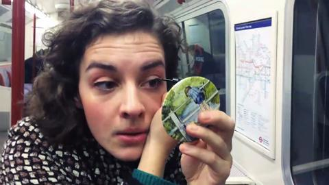preview for How to do your makeup on public transport