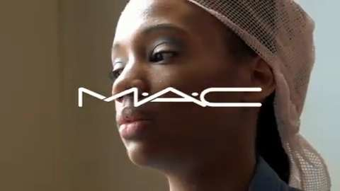 preview for MAC makeup tutorial Tata Naka blue eyeshadow