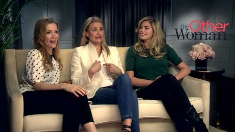 preview for Cameron Diaz, Kate Upton and Leslie Mann - The Other Woman interview