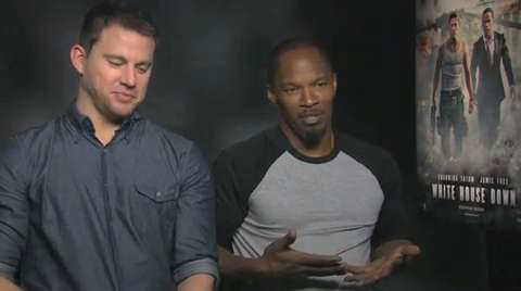 preview for Channing Tatum & Jamie Foxx talk White House Down to Cosmo