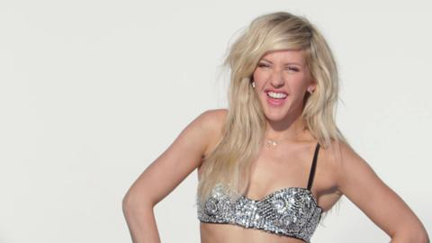 preview for Ellie Goulding's Cosmo cover shoot - behind the scenes