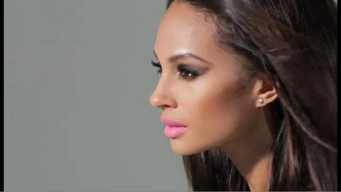preview for Behind the scenes with Alesha Dixon on her Cosmo cover shoot