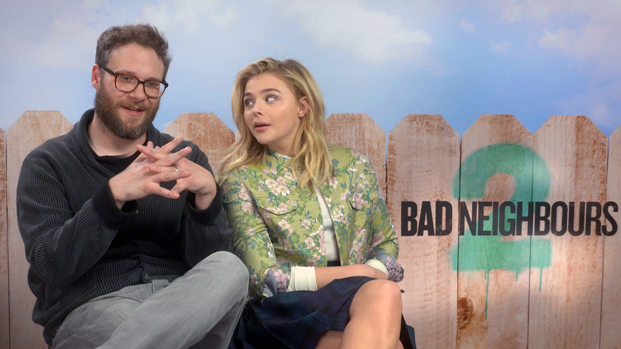 Neighbors 2: Sorority Rising's Chloe Grace Moretz and Co-Stars Are Tired of  This Question Concerning Zac Efron, Interviews