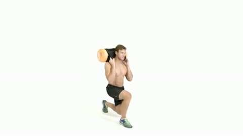 Sandbag lunge outlet