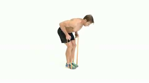 Kinetic Centre Exercise Of The Day: Standing Rows With Resistance Bands If  You Are Dealing With Back Pain, It Could Be Due To Dysfunctions Within Your  Posture Due To Weak