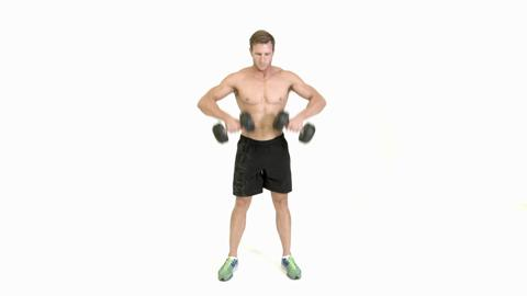 How to do the dumbbell clean exercise