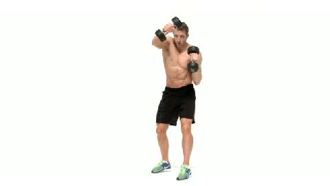 preview for dumbbell shadow boxing