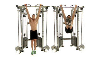 How to do hanging leg raises