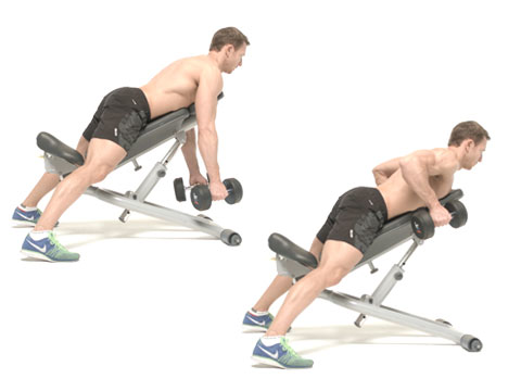 preview for Incline Prone Dumbbell Row