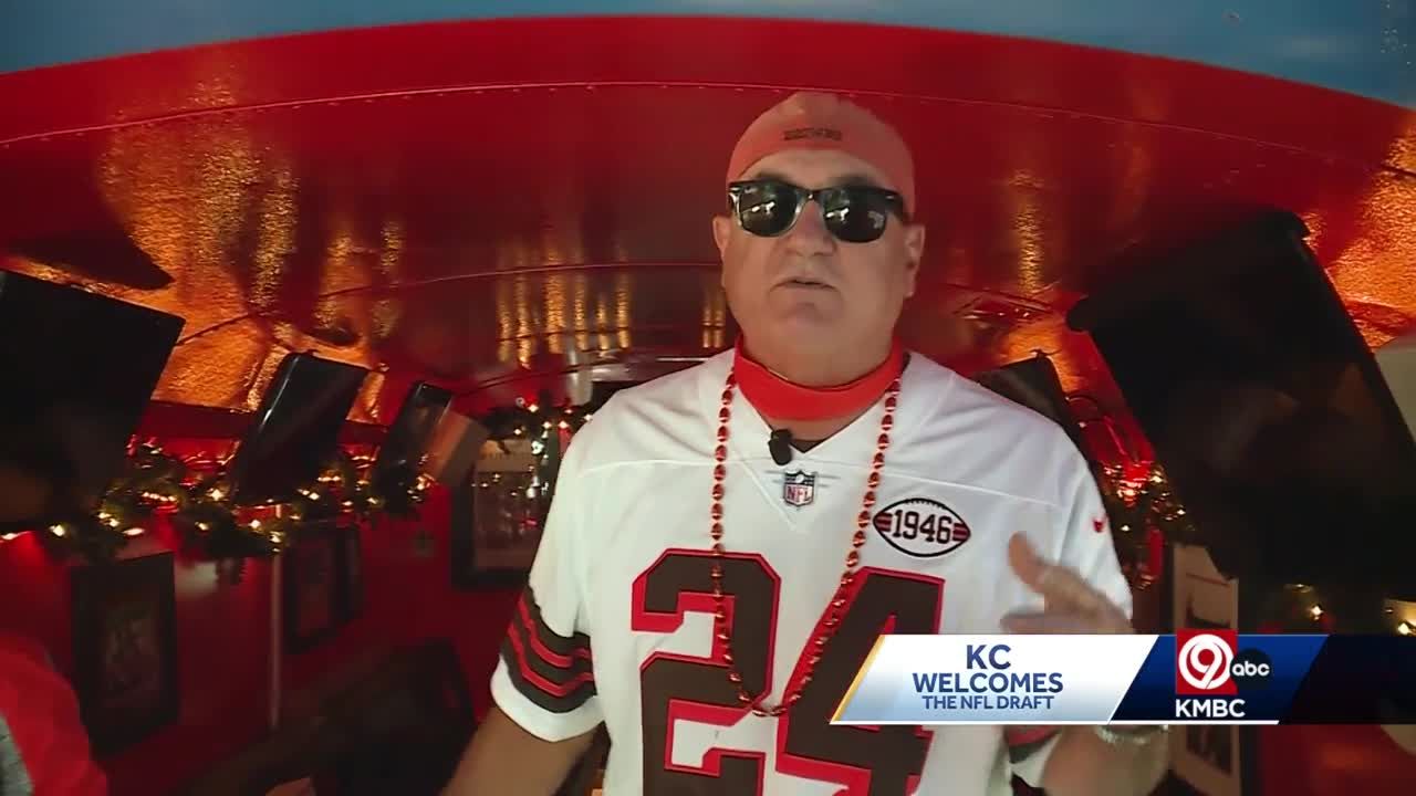 KC gets rave reviews from Browns fans in town for the draft