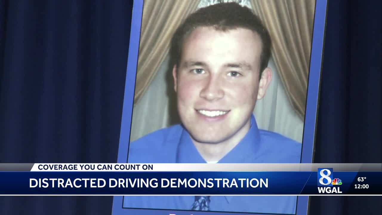 Pennsylvania transportation officials hold distracted driving demonstration ahead of implementation of Paul Miller's Law
